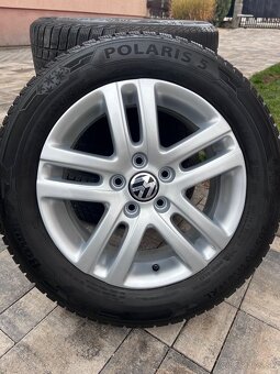 Volkswagen disky 5x112 r16 205/60 r16 +zimné pneumatiky - 2