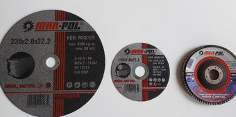 Rezne a brusne kotuče 125mm a 230mm - 2