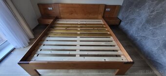 Manzelska postel z dreva - 2