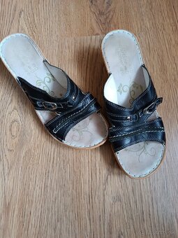 Vsuvky dámske kožené vel. 39 - 2