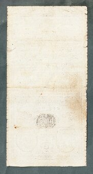 Staré bankovky Rakousko 5 Gulden 1800 - 2