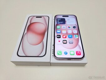 Apple iPHONE 15 PINK 128GB,TOP STAV ,BATERKA 100% - 2