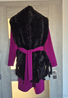 Teplá pelerína/šál s vreckami - 2