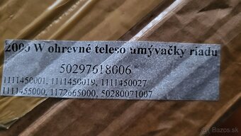 Vyhrievacie teleso k umyvačke riadu - 2