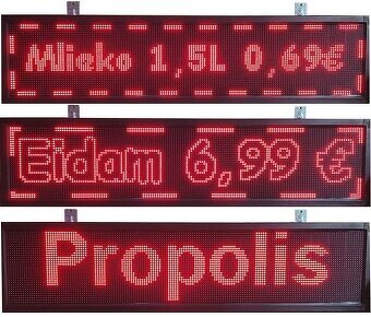 SVETELNÁ REKLAMA LED PANEL na bežiaci text - 2