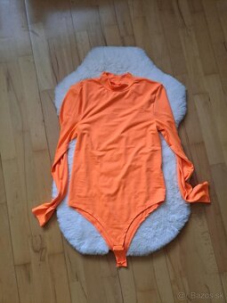 neonove oranžove damske body - 2