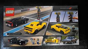 LEGO 75893 - 2018 Dodge Challenger, 1970 Charger - NOVÉ - 2