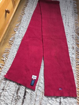 Dámsky šál Tommy Jeans - bordový - 2