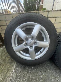 Zimná sada kolies, elektróny Rial 15”+ pneumatiky - 2