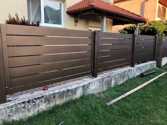 Hliníkové oplotenia - 2