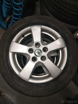 Alu 5 x 100 R 14 + zimné pneu. - 2