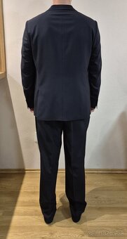 Pánsky oblek OZETA tmavomodrý. veľkosť 56 - NOVÝ, NEPOUŽITÝ - 2