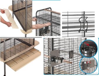 Ferplast voliéra pre vtáky EXPERT 80 - 2