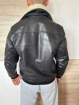 Pánska kožná bunda (PILOT) - 2