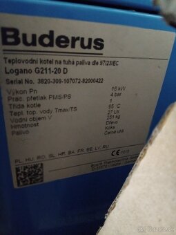 Buderus g211-20D trojclankovy - 2