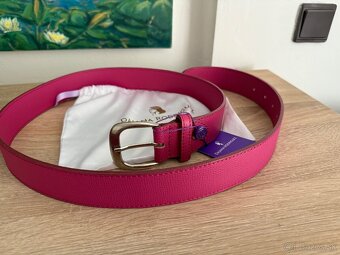 Kožený opasok Fuchsia 130 cm Dajana Rodriguez - 2
