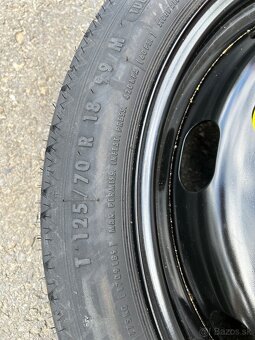 Dojezdové kolo 5x112 R18 3 1/2J x 18H2 ET25.5 1K0601027B - 2