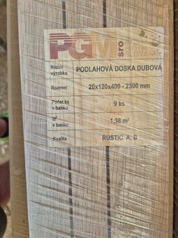 Drevená dubová podlaha - 2