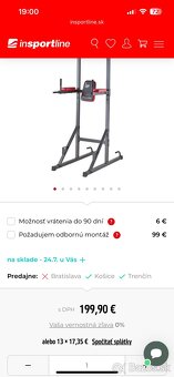 Multifunkčná hrazda Insportline Power Tower PT 80 - 2