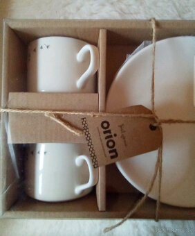 Porcelánová Sada Šálok s Podšálkami značky Orion - 2