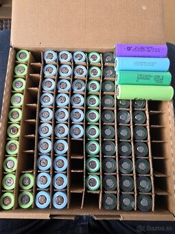 Predám použité články batérií 18650 - 2