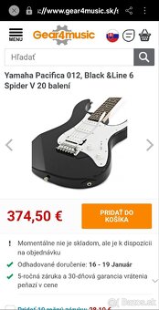 Elektronická gitara - 2