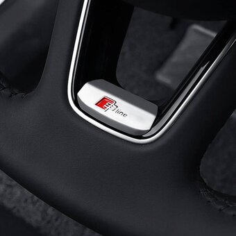 AUDI SLINE LOGO EMBLEM ZNAK DO VOLANTU - 2