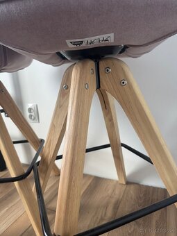 Otočná barová stolička 2ks - 2