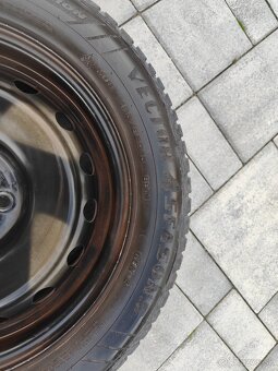 4x100 R15 Plechové disky s pneu - 2