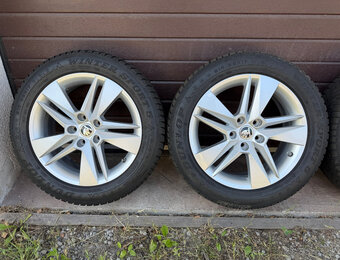 originální ALU kolesá škoda markab 5x112 s TPMS - 2