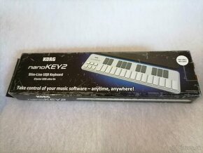 KORG NANOKEY MIDI keyboard biely. - 2