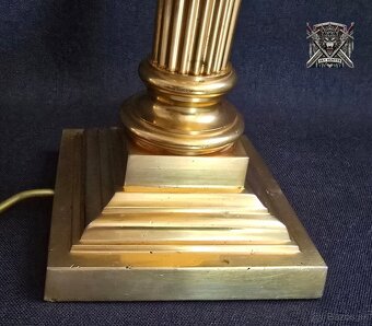 EXKLUZÍVNA HISTORICKÁ STOLOVÁ LAMPA - 2