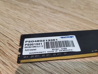 Patriot DDR4 8GB 2133 MHz, CL15, PSD48G213381 - 2