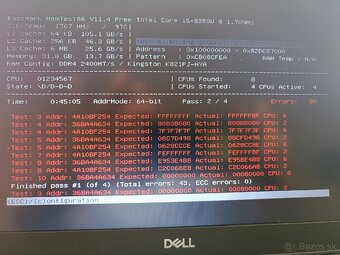 Pamäť RAM 16GB DDR4 SO-DIMM - nefunkčné/poškodené 5ks - 2
