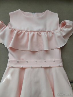 Spoločenské marhuľkové šaty - 2