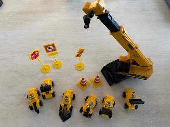 Ozdoby na tortu stavebne stroje - 2