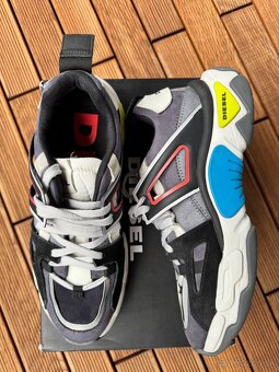 TENISKY DIESEL S-KIPPER LOW TREK II GREY/WHITE - 2