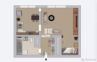 1 izbovy byt v Banskej Bystrici na prenajom - 2