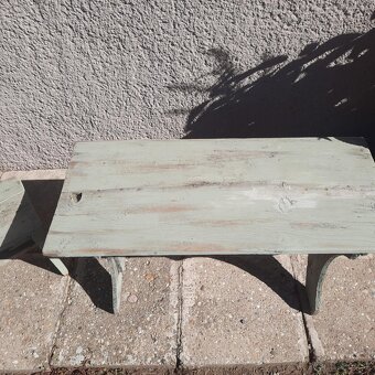 Stara vodova lavica- premalovana - 2