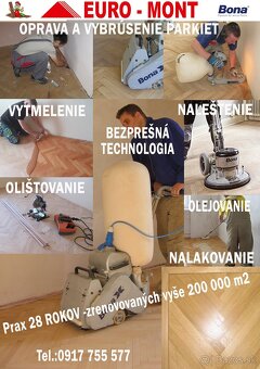 Brúsenie parkiet Bratislava - 2
