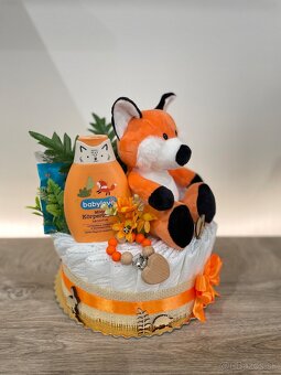 Plienková torta Líštička (lesné zvieratká) - 2