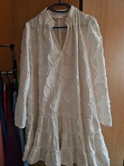 Biele krásne šaty H&M v. 46 - 2