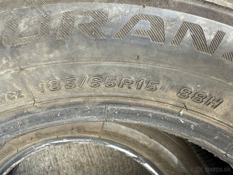 2ks Letne pneumatiky BRIDGESTONE 185/65 R15 - 2