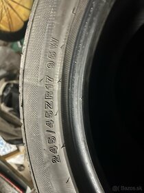 Sada letných pneu 245/45R17 - 2