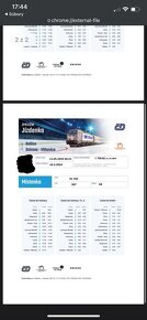 Lístky na vlak Na Ms v hokeji 2X - 12.5.2024 - 2
