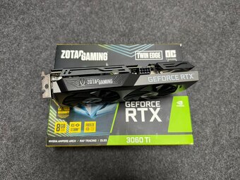 Predám kartu Zotac Geforce RTX 3060 Ti OC 8GB LHR - 2