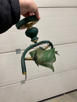 Zelený luster - lampa - 2