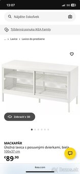 Úložná lavica Ikea - 2