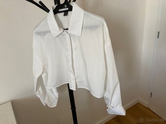 Cropp biela košeľa L - 2