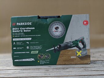 PARKSIDE • aku chvostová píla PSSA 20-Li B2 - 2